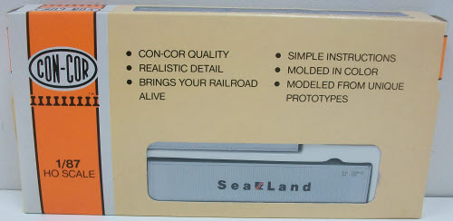 Con-Cor 0004-008303 8303 HO 40' Ribbed Container Sealand