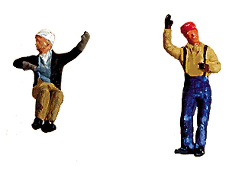 Labelle Industries 7506 N Waving & Sitting Diesel Engineer/Fireman (Set of 2)