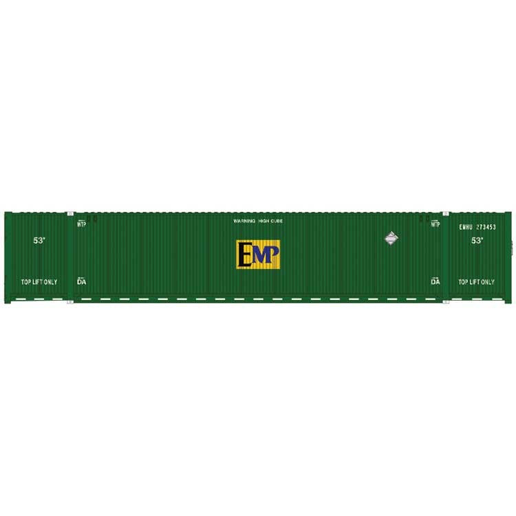 Atlas 20005945 HO EMPW/Conspicuty 53' CIMC Cargo Container Set #1 (Pack of 3)