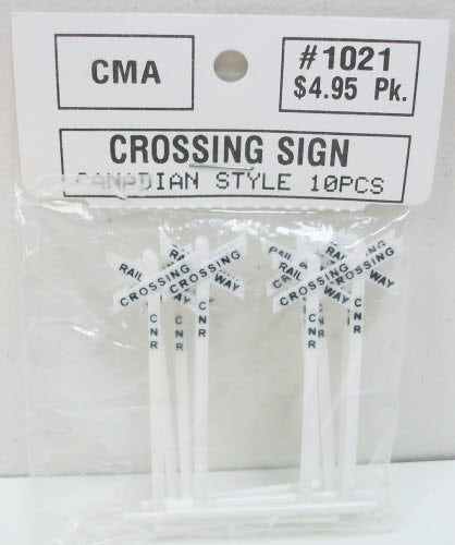 Creative Model Associates 1021 Crossing Sign Canadian Style 10 pcs
