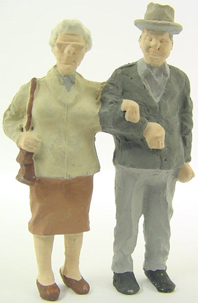 Arttista 1208 O Pewter Man and Woman Standing Figures (Set of 2)