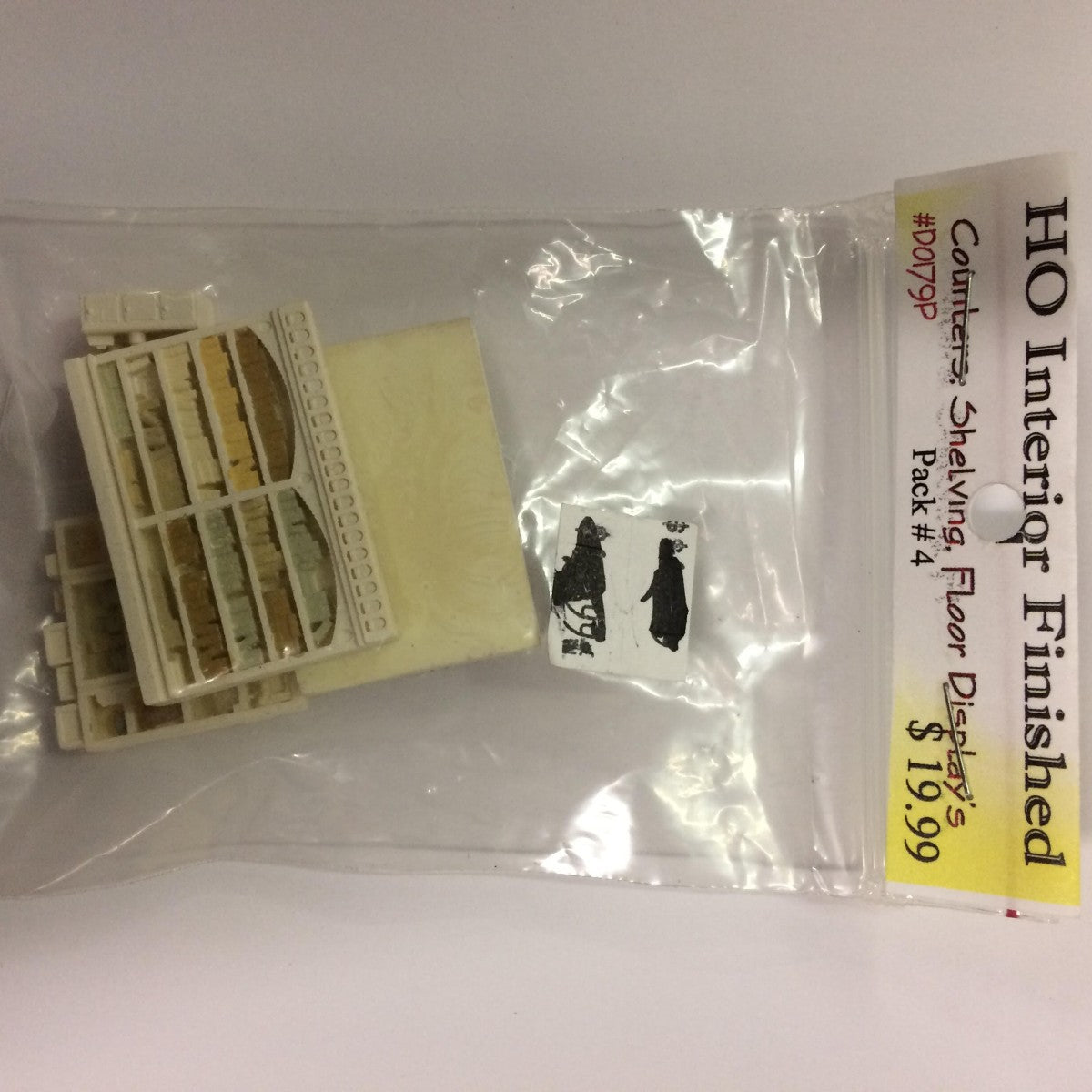 Model Tech Studios D0179P HO Counters, Shelving, Floor Display's