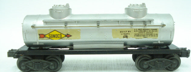 Lionel 2465 Vintage O Sunoco Double Dome Tank Car Trainz