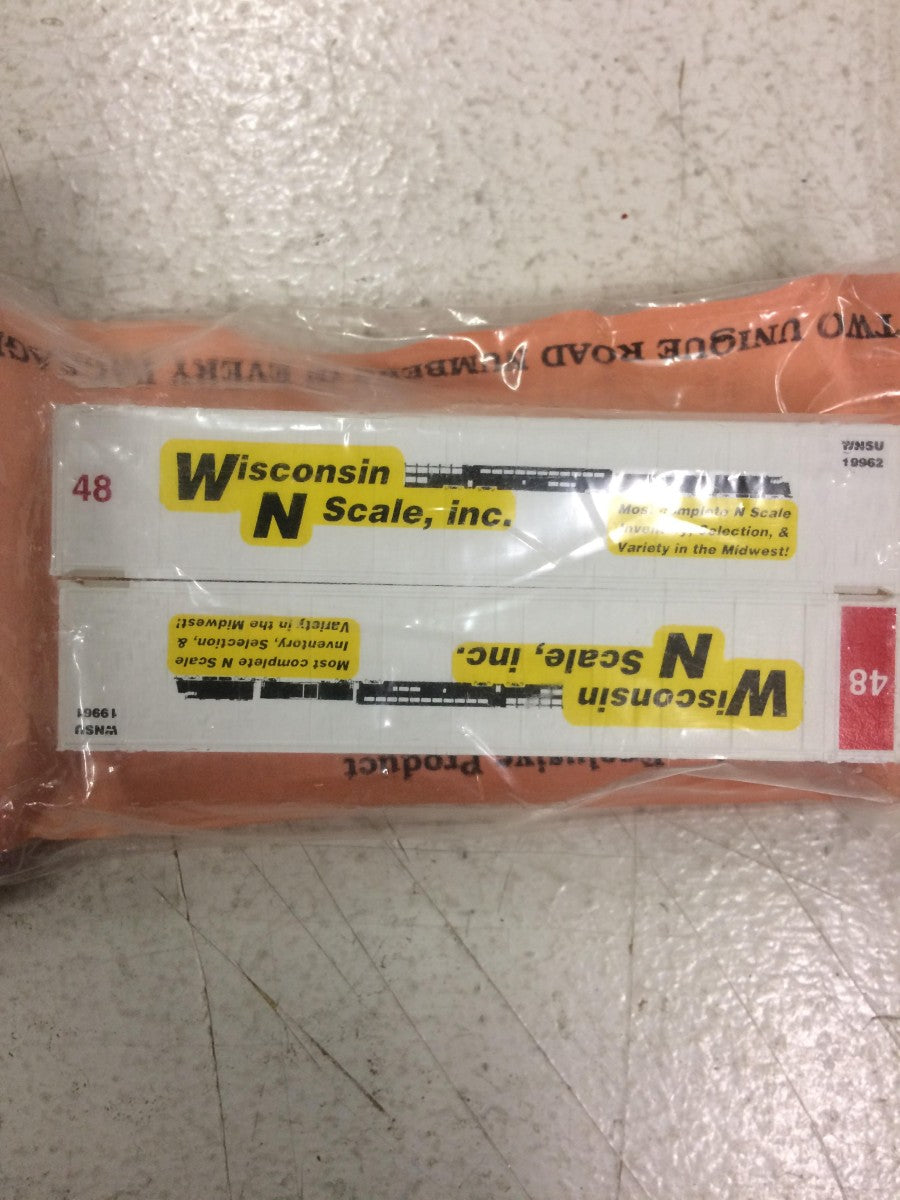 Deluxe Innovations DLNC800 N Scale Wisconsin 48' Container