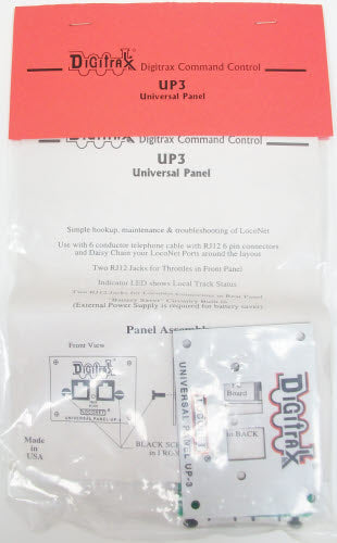 Digitrax UP3 Universal Panel