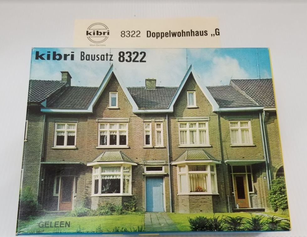 Kibri 8322 HO Double House Building Kit – Trainz