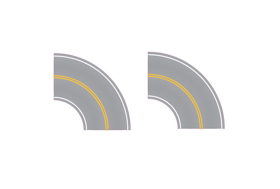 Easy Streets 3253000 N Aged Asphalt Tight Curve