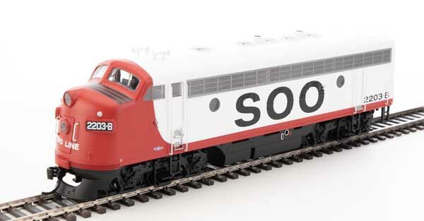 Walthers 910-9959 HO Soo Line EMD F7 A Diesel Locomotive Standard DC #2203B