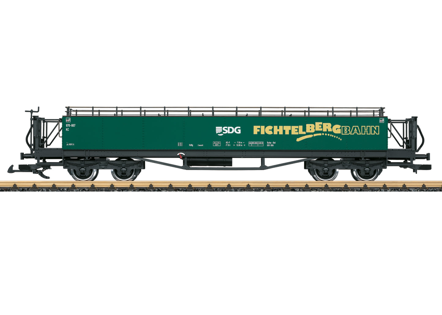 LGB 32357 G Fichtelberg Railroad 125th Anniversary Observation Car