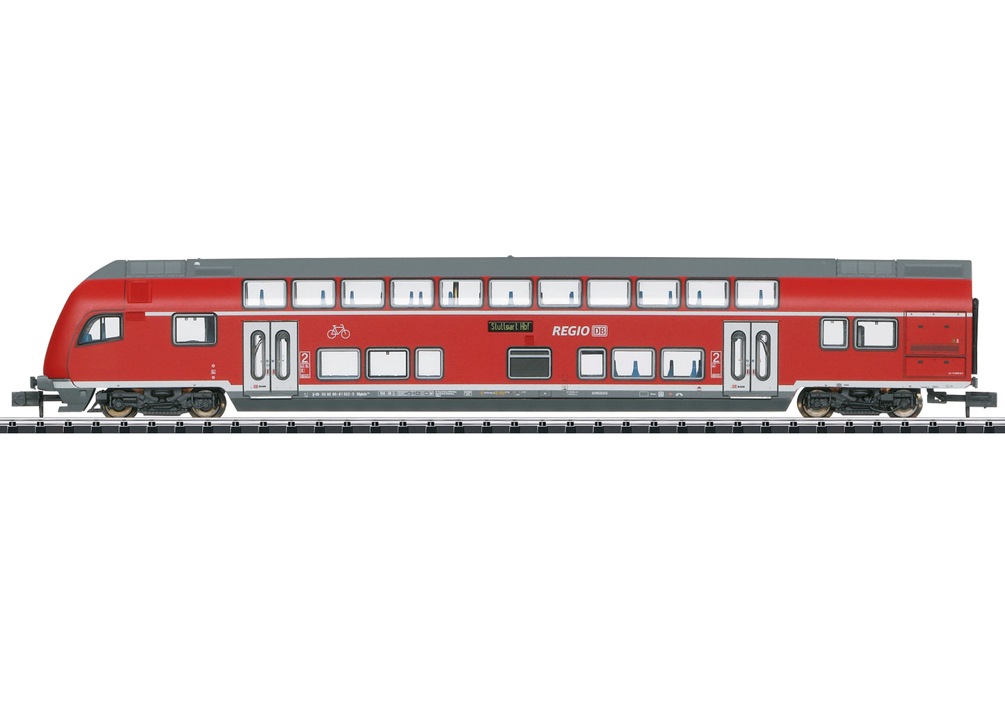 Minitrix 18057 N DB AG DBpbzfa 765.5 Bi-Level Cab Control Car with DCC/Sound