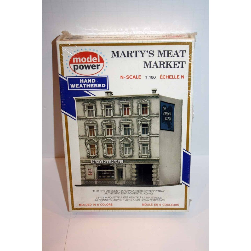 Model Power 1544 N Marty's Meat Market Kit Trainz
