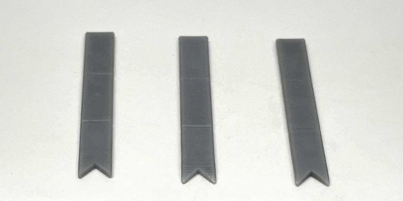 Phoenix Precision Models 31506 HO Flat Capstones 3D Printed Kit (Pack of 3)