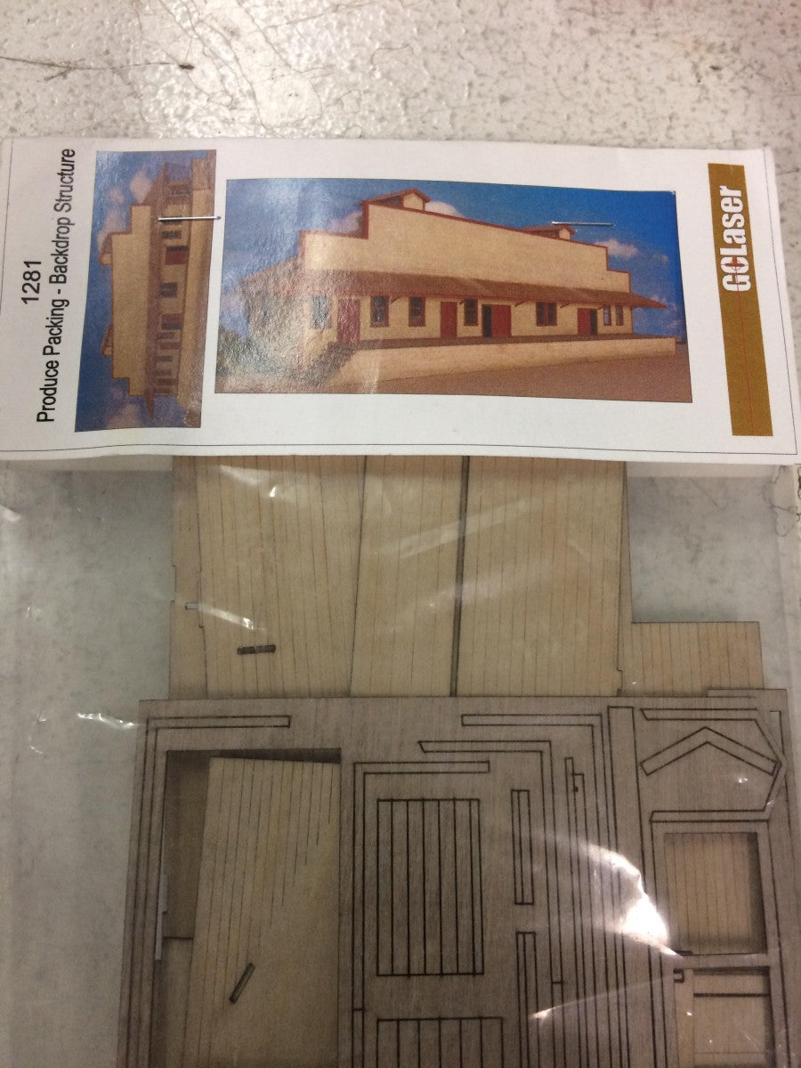 GCLaser 1281 HO Produce Packing Backdrop Laser Cut Plywood Kit