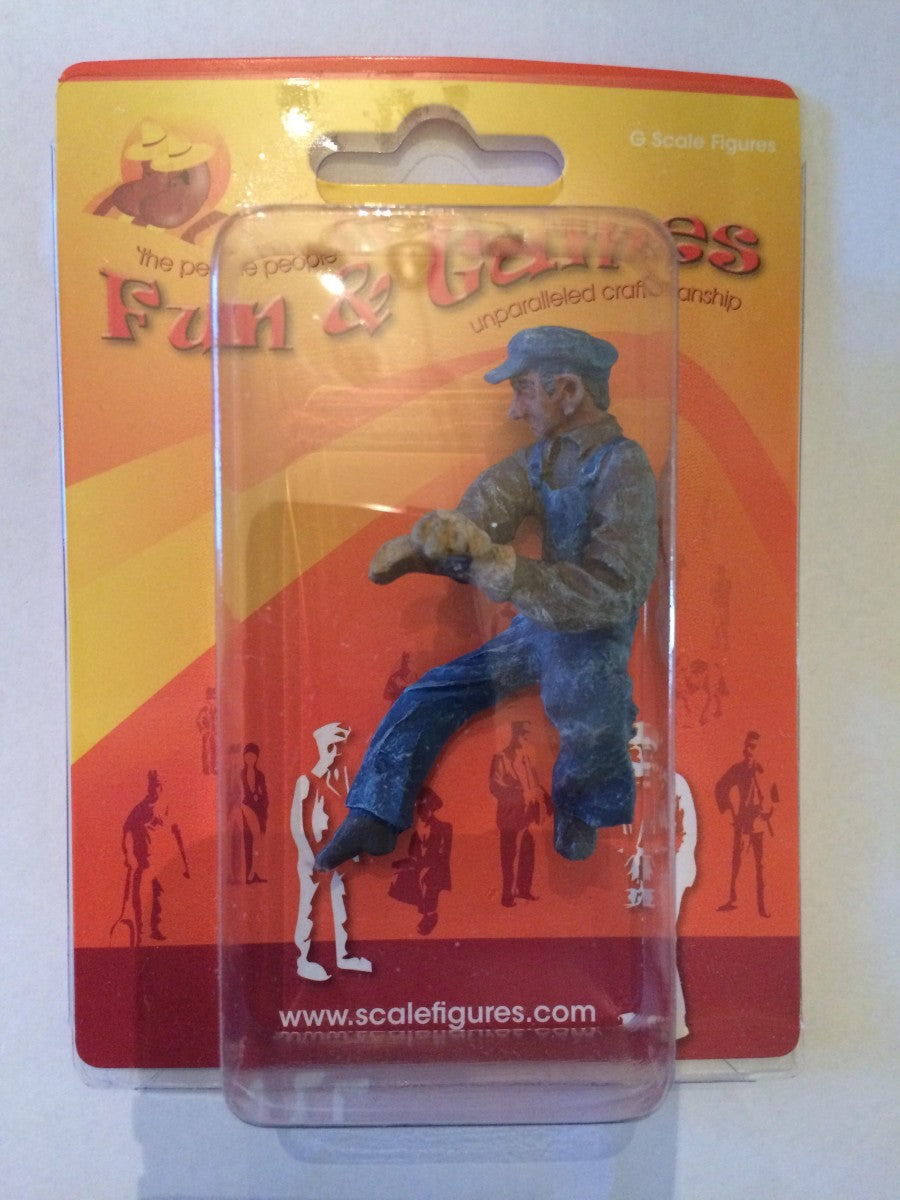 F&G GJC07 Handpainted G Scale Fireman # 3 Figure