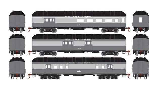 Athearn 86538 HO RTR Arch Roof Set, NYC (Set of 3)