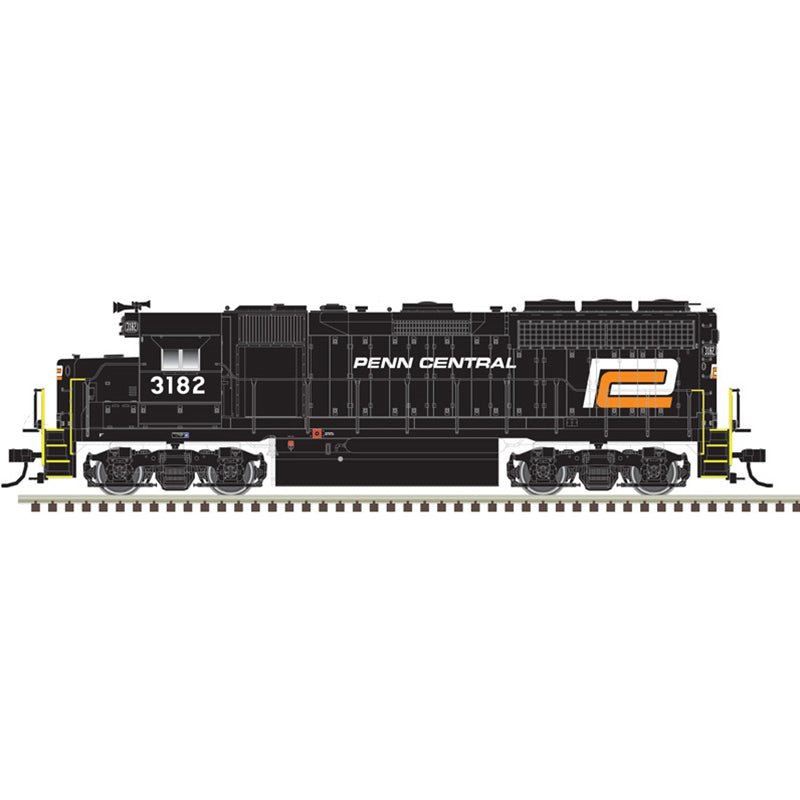 Atlas 10004016 HO Penn Central Silver Series GP40 Diesel Locomotive #3182
