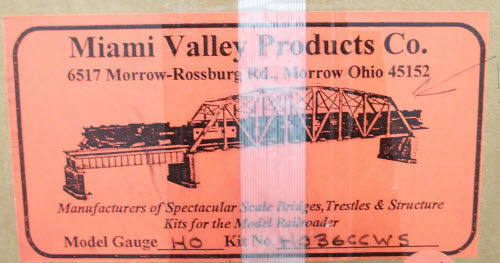 Miami Valley 36CCWS Warren Truss Bridge Kit