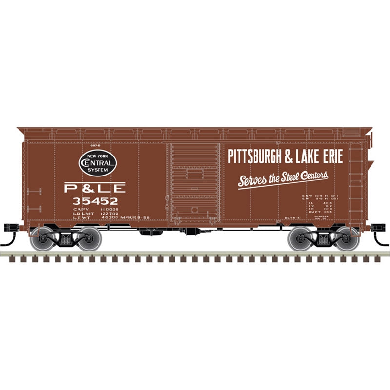 Atlas 20006249 HO Pittsburgh & Lake Erie TMAN 1937 AAR 40' Boxcar Kit #35305