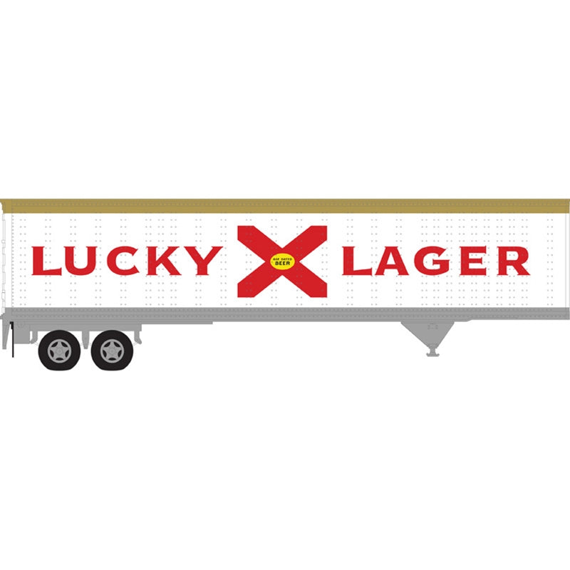 Atlas 20006312 HO Lucky Lager 45' Pines Trailer
