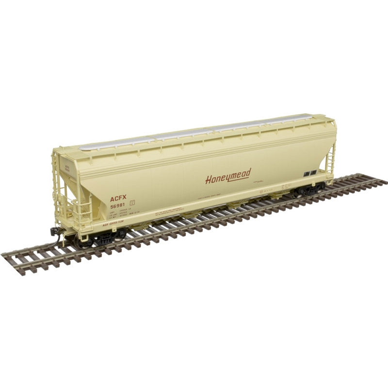 Atlas 20006384 HO Honeymead ACF 5250 Covered Hopper #56981