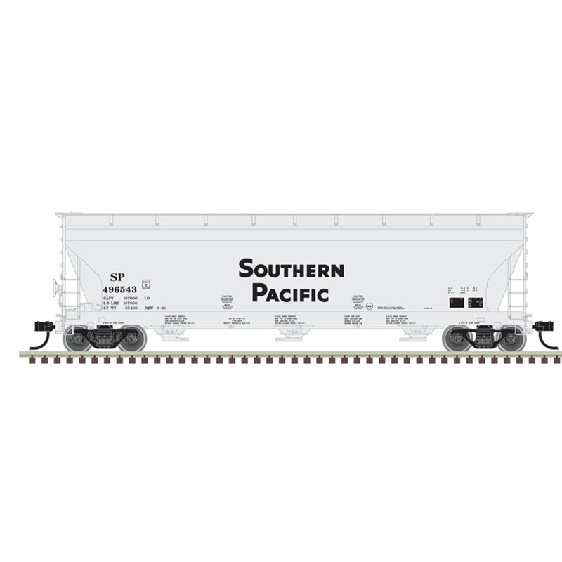Atlas 20006953 HO Southern Pacific ACF 4650 Centerflow Hopper #496605