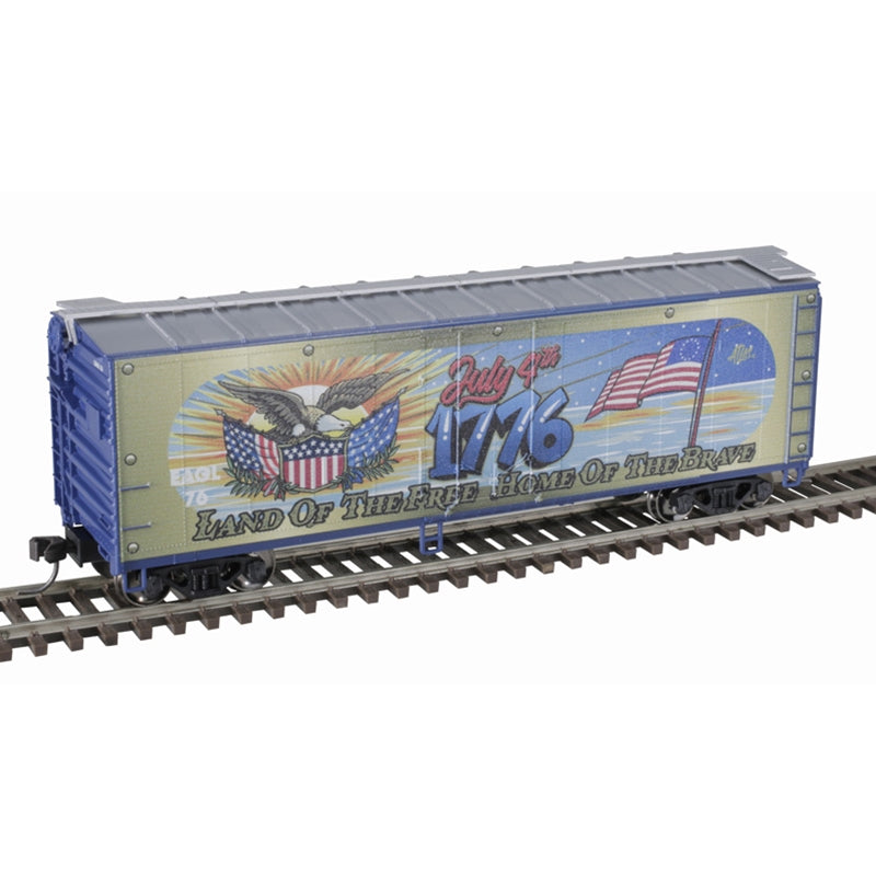 Atlas 20007233 HO 2023 4th of July TM 40' Plug Door Box Car #13