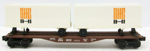 Lionel 6-9212 O Gauge LCCA Seaboard Coast Lines Flatcar w/Vans
