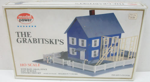 Model Power 485 HO Scale Grabitski's House Building Kit