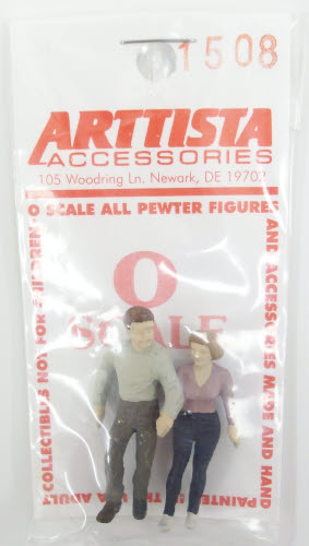 Arttista 1508 O Scale Pewter Couple Walking
