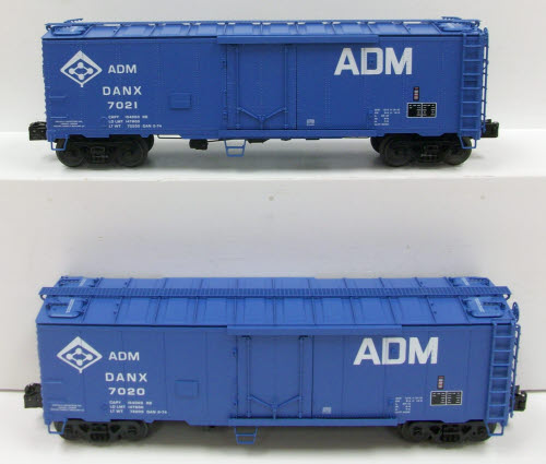 Lionel 6-21940 O Gauge ADM Steel-Sided Reefer 2-Car Pack #7020/#7021