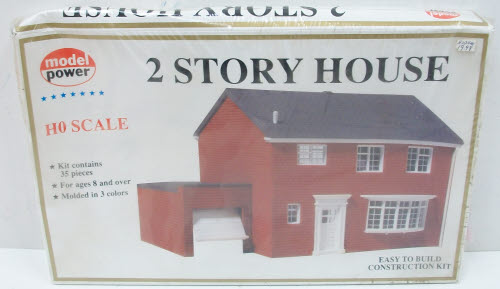 Model Power 609 HO Scale 2 Story House Kit