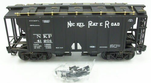 Aristo-Craft 41201 G Gauge Nickel Plate Road 2-Bay Covered Hopper #41201