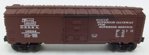Lionel 6-16244 O Gauge Duluth South Shore & Atlantic Boxcar