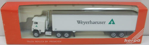 Herpa 6123 HO Weyerhaeuser Tractor Trailer