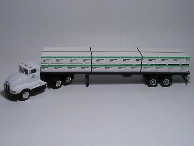 Herpa 6127 HO Weyerhaeuser Kenworth T800 Lumber Truck W/Single Trailer