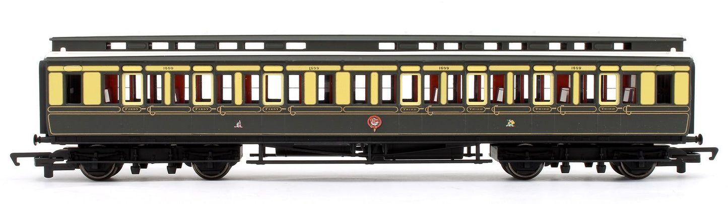 Hornby R4899 OO GWR C15 'Clerestory' Corridor Composite Era 2 Coach #3229