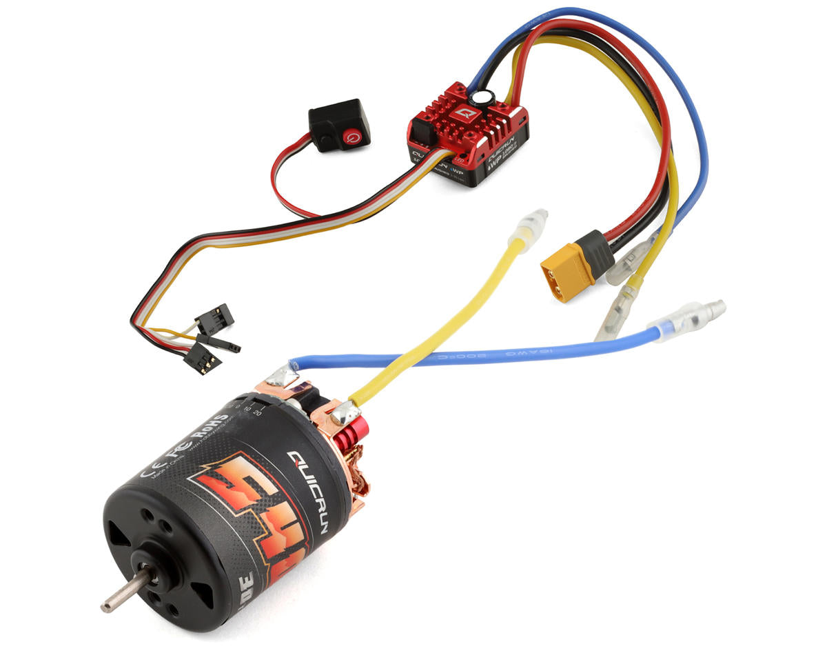HobbyWing 38020350 QuicRun 1080 G2 Rock Crawling ESC & 540 40T Motor Combo