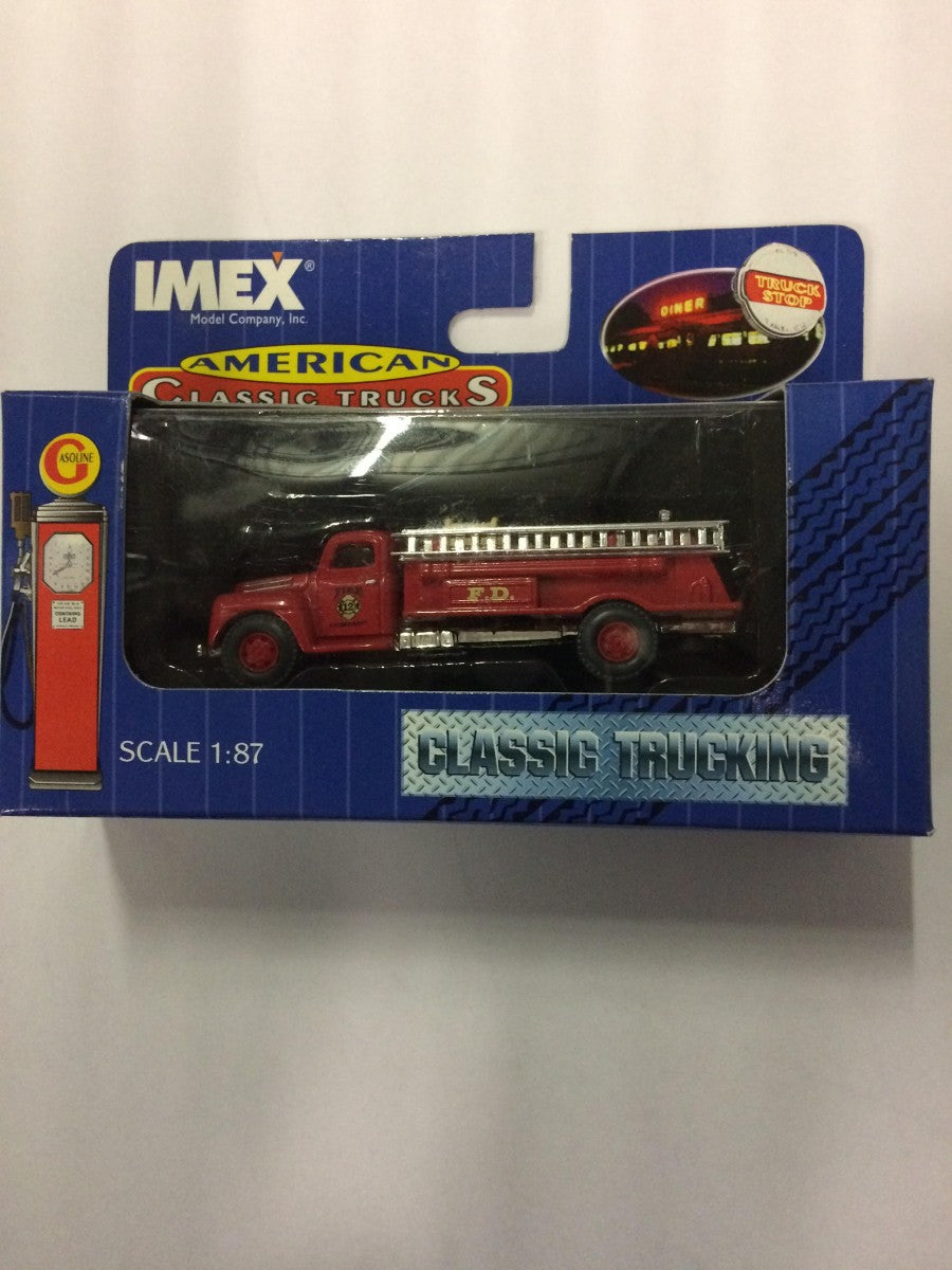 Imex 870036 1:87 American Classic Trucks Ford Fire Truck Pumper Co. # 12