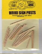 Blair Line 098 N Wood Sign Posts