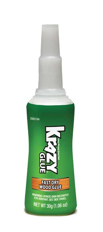 How long does krazy glue take shop to dry