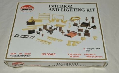 Model Power 602 HO Scale Interior and Lighting Kit