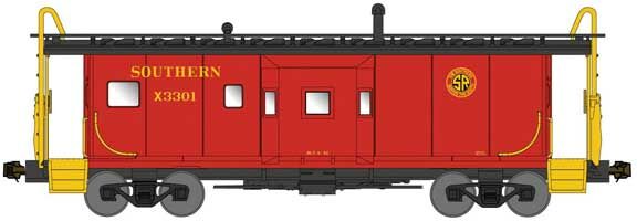 Bluford Shops 41141 N SR Phase 1 International Car Bay Window Caboose RTR #X3309