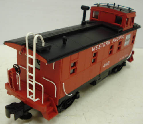 MTH 30-77103 O Western Pacific RailKing Offset Steel Caboose Car #492