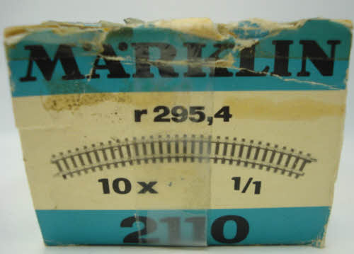 Marklin 2110 HO 295R K Curved Track Section
