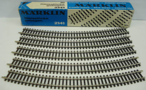Marklin 2141 HO K Curved Track Sections