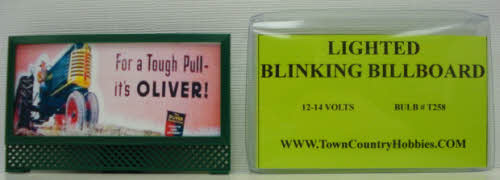 T&C 2602-82 Oliver Tractor Blinking Billboard