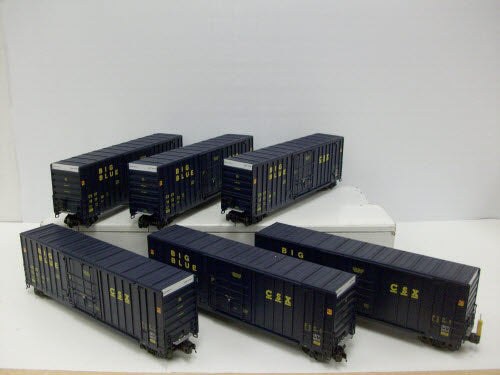MTH 20-90416 O CSX 50’ High Cube Box Car Set (Set of 6)