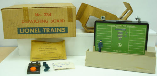 Lionel 334 Vintage O Operating Dispatch Board