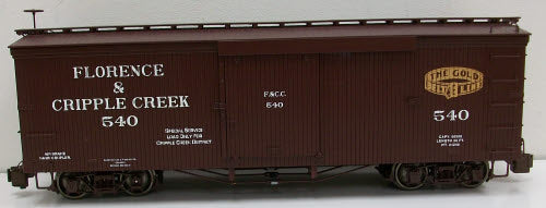 Bachmann 88097 Spectrum Florence and Cripple Creek Boxcar #540