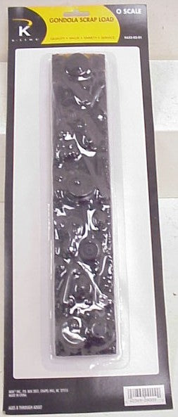 K-Line K-652-03-01 O Scale Gondola Scrap Load